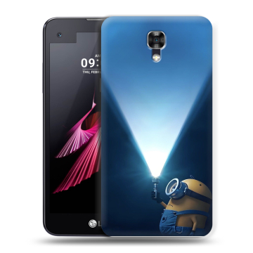 Пластиковый чехол на LG X screen с принтом Миньоны Пластиковый чехол на LG X screen с принтом Миньоны