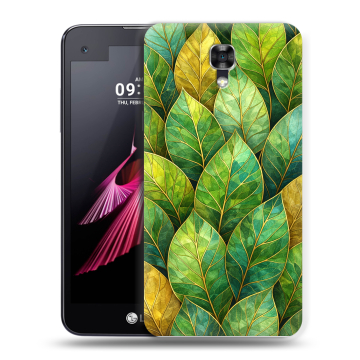 Пластиковый чехол на LG X screen с принтом женский Пластиковый чехол на LG X screen с принтом женский