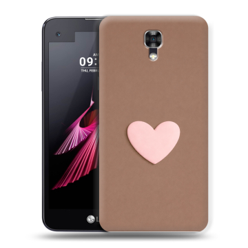 Пластиковый чехол на LG X screen с принтом женский Пластиковый чехол на LG X screen с принтом женский