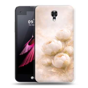 Пластиковый чехол на LG X screen с принтом женский Пластиковый чехол на LG X screen с принтом женский