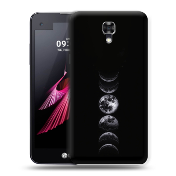 Пластиковый чехол на LG X screen с принтом женский Пластиковый чехол на LG X screen с принтом женский