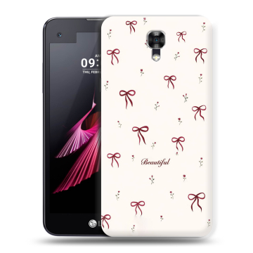 Пластиковый чехол на LG X screen с принтом для девочек Пластиковый чехол на LG X screen с принтом для девочек