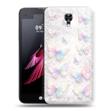 Пластиковый чехол на LG X screen с принтом женский Пластиковый чехол на LG X screen с принтом женский