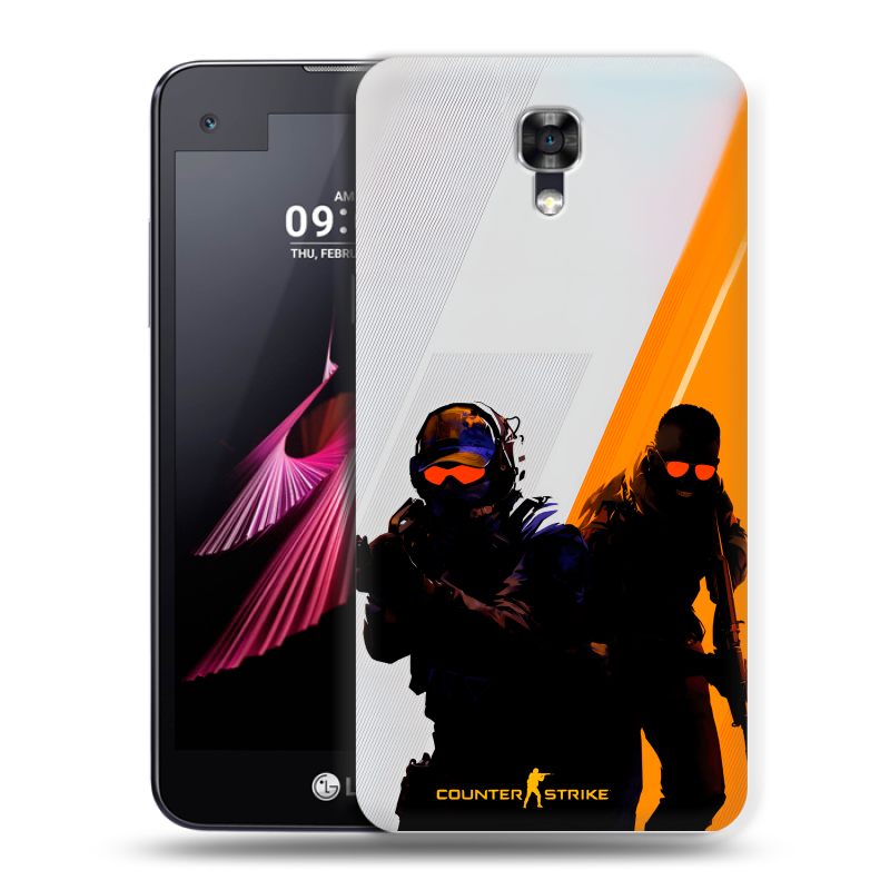 Пластиковый чехол на LG X screen с принтом Контер страйк Counter strike Пластиковый чехол на LG X screen с принтом Контер страйк Counter strike