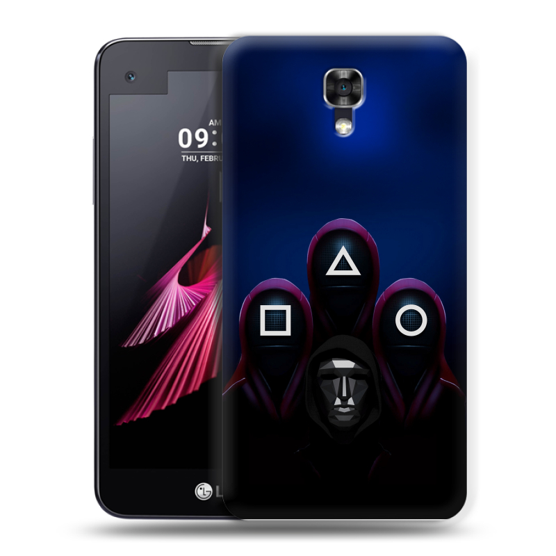Пластиковый чехол на LG X screen с принтом Игра Кальмара Пластиковый чехол на LG X screen с принтом Игра Кальмара