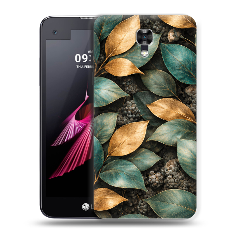 Пластиковый чехол на LG X screen с принтом женский Пластиковый чехол на LG X screen с принтом женский