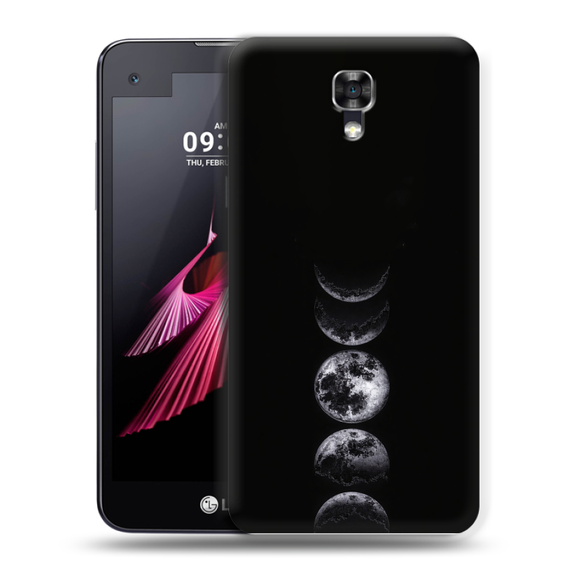 Пластиковый чехол на LG X screen с принтом женский Пластиковый чехол на LG X screen с принтом женский