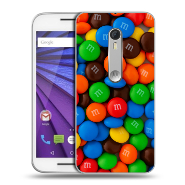 Пластиковый чехол на Lenovo Moto G с принтом Конфеты