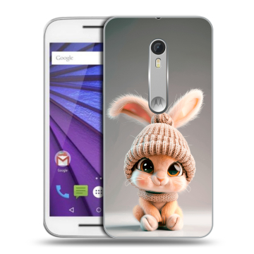 Пластиковый чехол на Lenovo Moto G с принтом Кролик