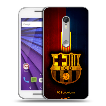Пластиковый чехол на Lenovo Moto G с принтом Барселона Barcelona