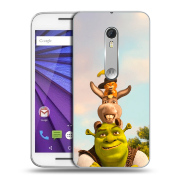 Пластиковый чехол на Lenovo Moto G с принтом Шрек Shrek