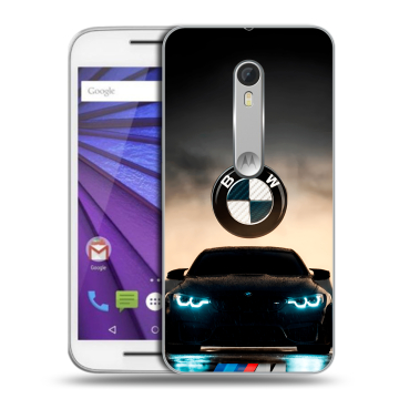 Пластиковый чехол на Lenovo Moto G с принтом БМВ BMW