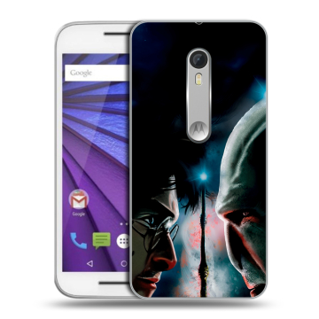 Пластиковый чехол на Lenovo Moto G с принтом Гарри Поттер Harry Potter