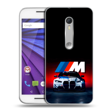 Пластиковый чехол на Lenovo Moto G с принтом БМВ BMW