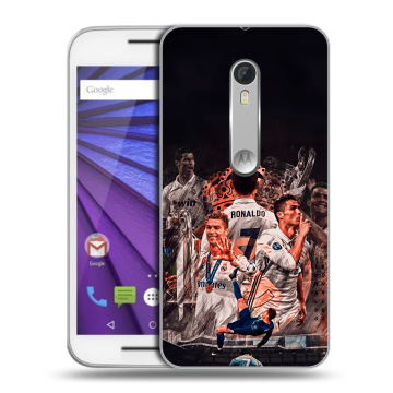 Пластиковый чехол на Lenovo Moto G с принтом Реал Роналдо Real Ronaldo