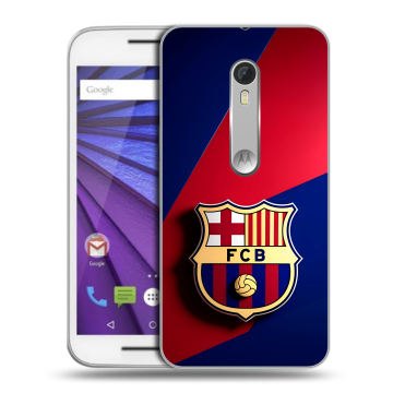 Пластиковый чехол на Lenovo Moto G с принтом Барселона Barcelona