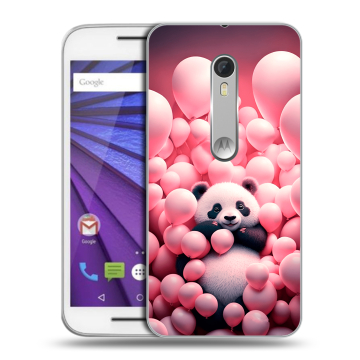 Пластиковый чехол на Lenovo Moto G с принтом Панда