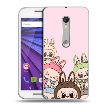 Пластиковый чехол на Lenovo Moto G с принтом Лабубу