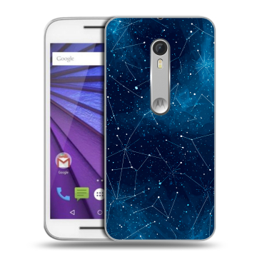 Пластиковый чехол на Lenovo Moto G с принтом Космос звезды