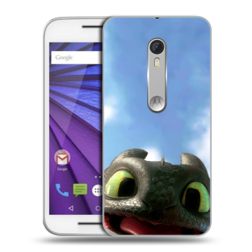 Пластиковый чехол на Lenovo Moto G с принтом Как приручить дракона