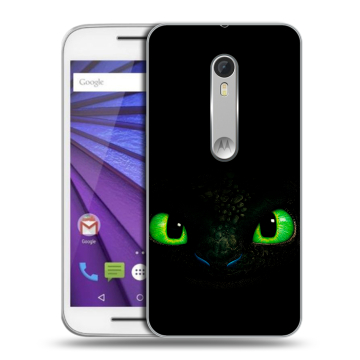 Пластиковый чехол на Lenovo Moto G с принтом Как приручить дракона