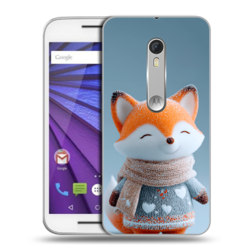 Пластиковый чехол на Lenovo Moto G с принтом Лиса