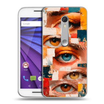 Пластиковый чехол на Lenovo Moto G с принтом Модный принт