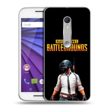 Пластиковый чехол на Lenovo Moto G с принтом PUGB ПАГБ