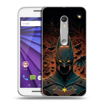 Пластиковый чехол на Lenovo Moto G с принтом Batman Бэтмен