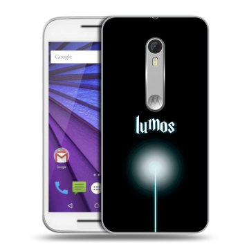 Пластиковый чехол на Lenovo Moto G с принтом Harry Potter Гарри Поттер