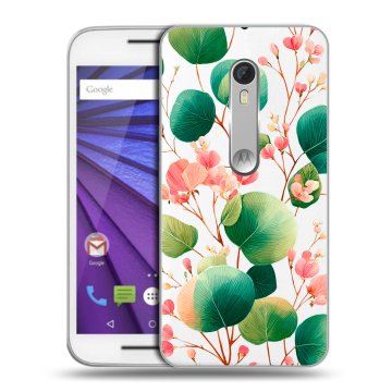 Пластиковый чехол на Lenovo Moto G с принтом женский