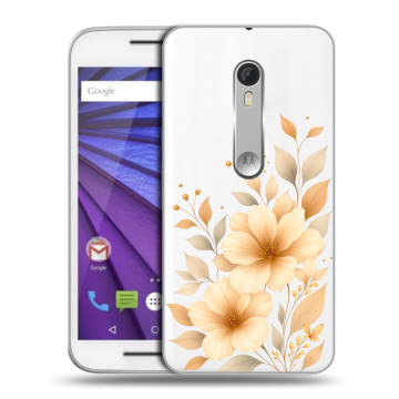 Пластиковый чехол на Lenovo Moto G с принтом для девушки