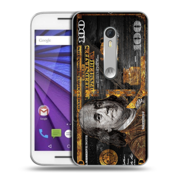 Пластиковый чехол на Lenovo Moto G с принтом Доллар деньги