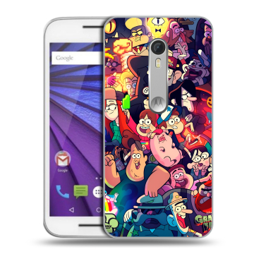 Пластиковый чехол на Lenovo Moto G с принтом Gravity Falls Гравити Фолз