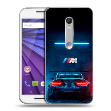 Пластиковый чехол на Lenovo Moto G с принтом BMW БМВ
