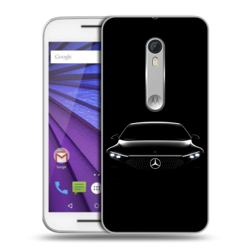 Пластиковый чехол на Lenovo Moto G с принтом Mercedes Мерседес