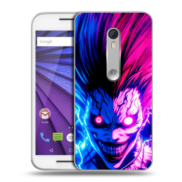 Пластиковый чехол на Lenovo Moto G с принтом Death note Тетрадь смерти