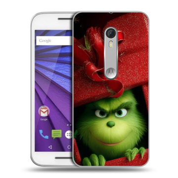 Пластиковый чехол на Lenovo Moto G с принтом Новый год