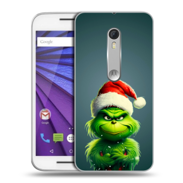 Пластиковый чехол на Lenovo Moto G с принтом Новый год
