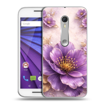 Пластиковый чехол на Lenovo Moto G с принтом женский