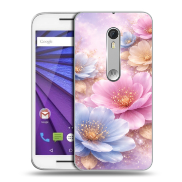 Пластиковый чехол на Lenovo Moto G с принтом женский