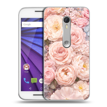 Пластиковый чехол на Lenovo Moto G с принтом женский