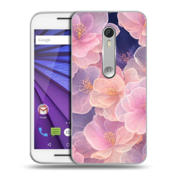 Пластиковый чехол на Lenovo Moto G с принтом женский