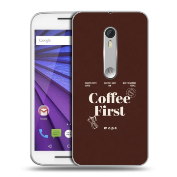 Пластиковый чехол на Lenovo Moto G с принтом женский