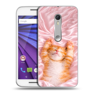 Пластиковый чехол на Lenovo Moto G с принтом женский