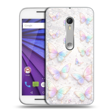 Пластиковый чехол на Lenovo Moto G с принтом женский