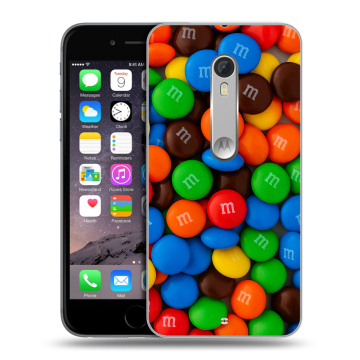 Пластиковый чехол на Lenovo Moto X Style с принтом Конфеты