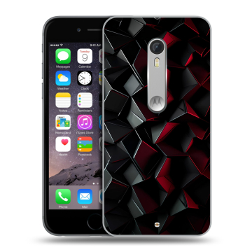 Пластиковый чехол на Lenovo Moto X Style с принтом Абстракция