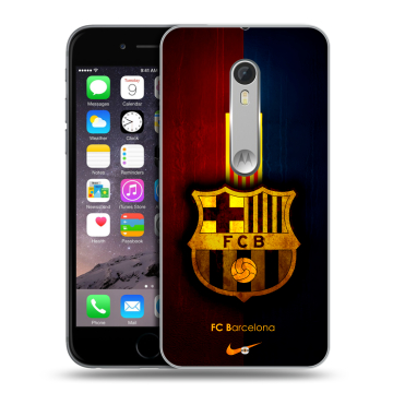 Пластиковый чехол на Lenovo Moto X Style с принтом Барселона Barcelona