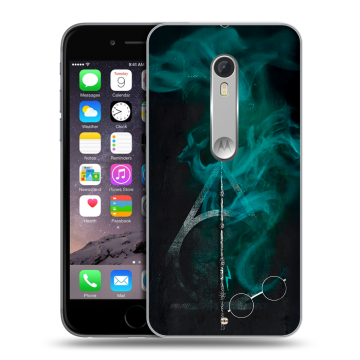 Пластиковый чехол на Lenovo Moto X Style с принтом Гарри Поттер Harry Potter